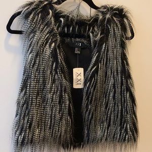 Faux fur forever 21 vest